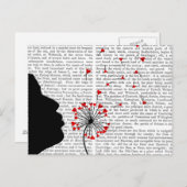 Dandelion Hearts Briefkaart (Voorkant / Achterkant)