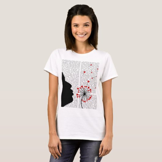 Dandelion Hearts T-shirt (Voorkant volledig)