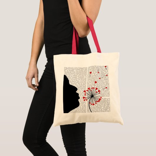 Dandelion Hearts Tote Bag (Voorkant (product))