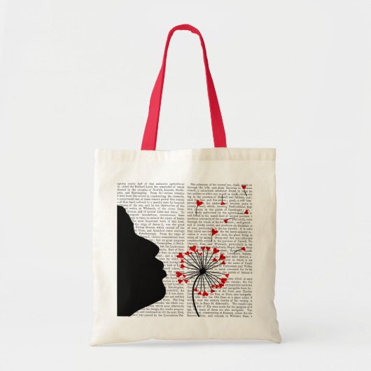 Dandelion Hearts Tote Bag (Voorkant)
