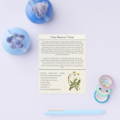 Dandelion Illustration Landscaping Business Flyer (Enkel)