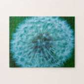 Dandelion in Blue Jigzaag Puzzle Legpuzzel (Horizontaal)