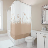 Dandelion in de herfst herfst tuin douchegordijn (In situ)