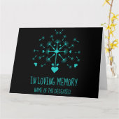 Dandelion in de wind bij het houden van de Kaart v (Gele Bloem)