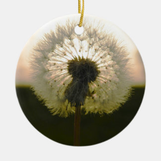 dandelion in de zon keramisch ornament