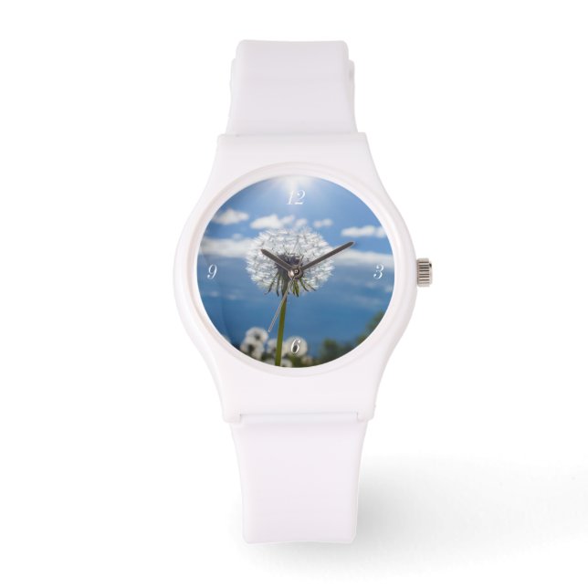 Dandelion in het licht horloge (Voorkant)