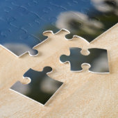 Dandelion in het licht legpuzzel (Zijkant)