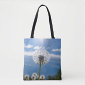 Dandelion in het licht tote bag (Voorkant)