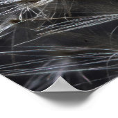 Dandelion in zwart poster (Hoek)