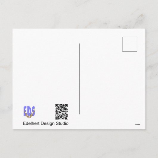 Dandelion & Insect DIY Briefkaart (Achterkant)