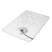 Dandelion Inspiration Bath Mat (Gekanteld)