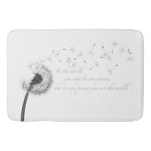 Dandelion Inspiration Bath Mat (Voorkant)