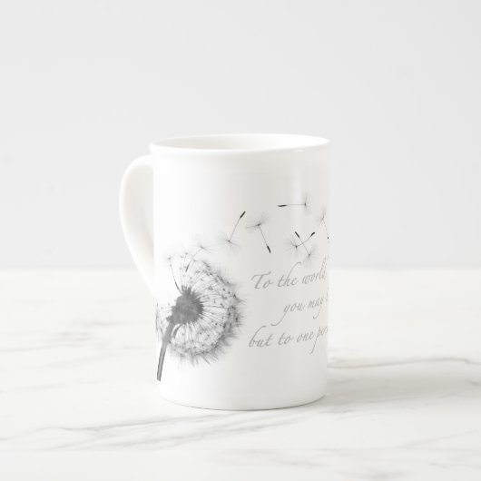 Dandelion Inspiration Bone China Mok (Links)