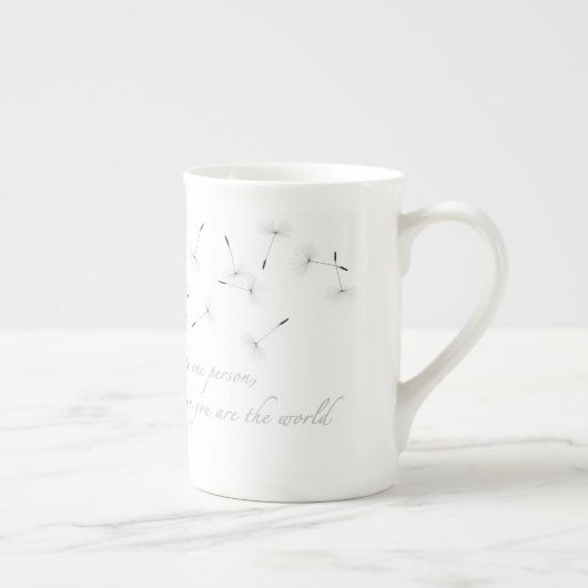 Dandelion Inspiration Bone China Mok (Rechts)