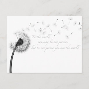 Dandelion Inspiration Briefkaart