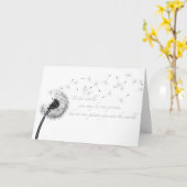 Dandelion Inspiration Wenskaart Kaart (Gele Bloem)