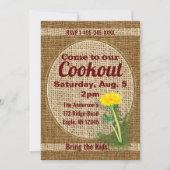 Dandelion Invitation Kaart (Voorkant)