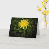 Dandelion, kaart (Gele Bloem)
