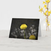 Dandelion, kaart (Gele Bloem)