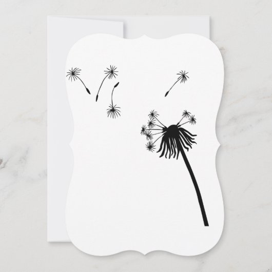 Dandelion Kaart (Achterkant)