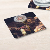 Dandelion Kartonnen Onderzetters (Schuin)