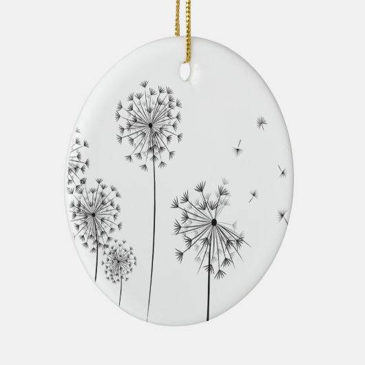 Dandelion Keramisch Ornament (Rechts)