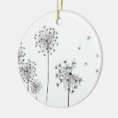 Dandelion Keramisch Ornament (Links)