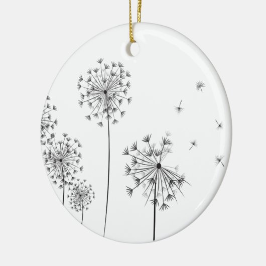 Dandelion Keramisch Ornament (Links)