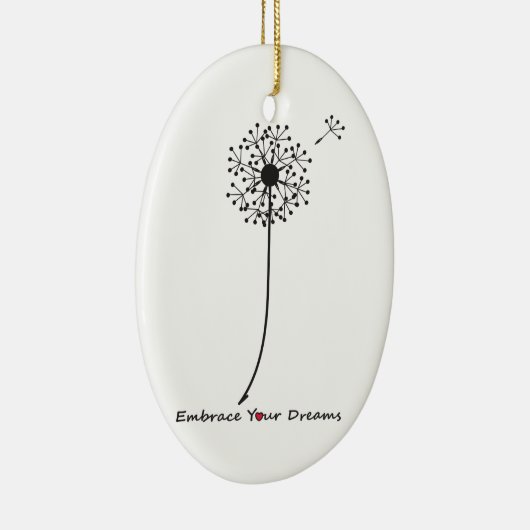 Dandelion Keramisch Ornament (Rechts)