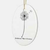 Dandelion Keramisch Ornament (Links)