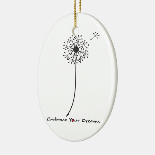 Dandelion Keramisch Ornament (Links)
