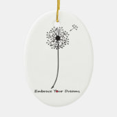 Dandelion Keramisch Ornament (Voorkant)