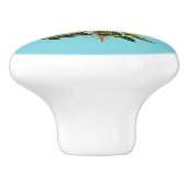 Dandelion Keramische Knop (Zijkant)