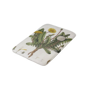 Dandelion (kleurengraving) badmat