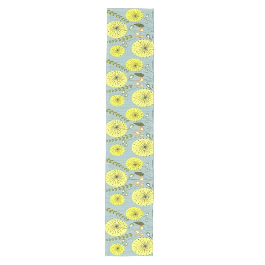 Dandelion-klokken uit de middeleeuwen medium tafelloper (Voorkant)