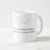 Dandelion maakt een windenergie grote koffiekop (Voorkant rechts)