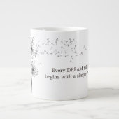 Dandelion maakt een windenergie grote koffiekop (Voorkant)