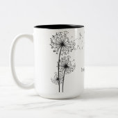 Dandelion maakt een windenergie tweekleurige koffiemok (Links)