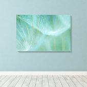 Dandelion macroon canvas afdruk (Insitu (Houten vloer))