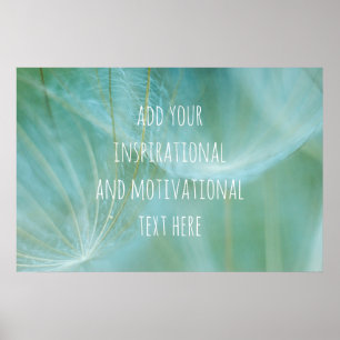 Dandelion macroon poster