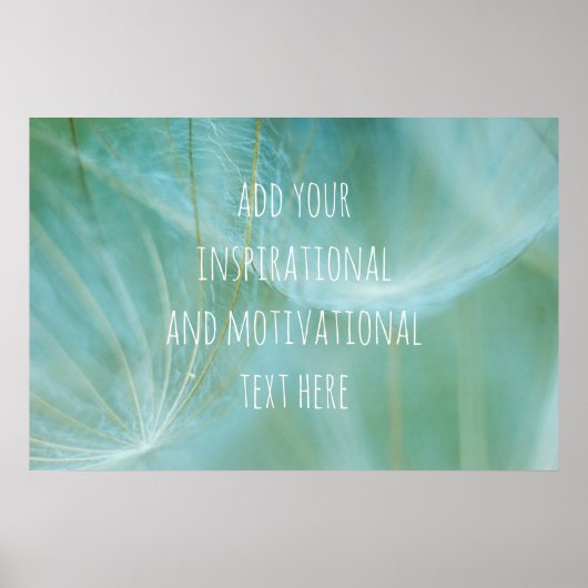 Dandelion macroon poster (Voorkant)