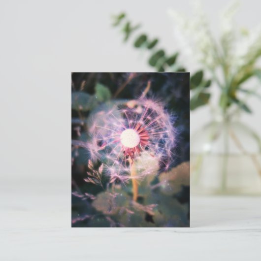 Dandelion Magic Briefkaart (Staand voorkant)