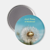 Dandelion Magnet Plant Seeds of Kindness (Voorkant / Achterkant)