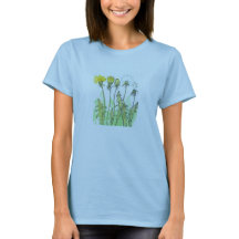 Dandelion Medicinale Kruid Plant Tekening T-shirt