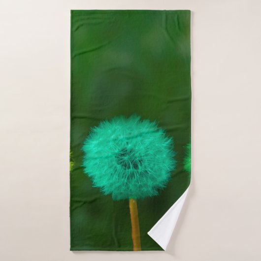 Dandelion, meerkleurig badhanddoek (Badhanddoek)
