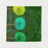 Dandelion, meerkleurig wandkleed (Voorkant (horizontaal))