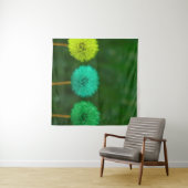 Dandelion, meerkleurig wandkleed (In Situ (horizontaal))