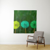 Dandelion, meerkleurig wandkleed (In situ)
