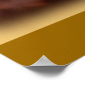 Dandelion met achtergrondverlichting - Chisasibi Q Poster (Hoek)