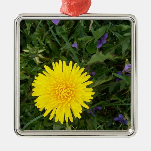 Dandelion Metalen Ornament (Voorkant)